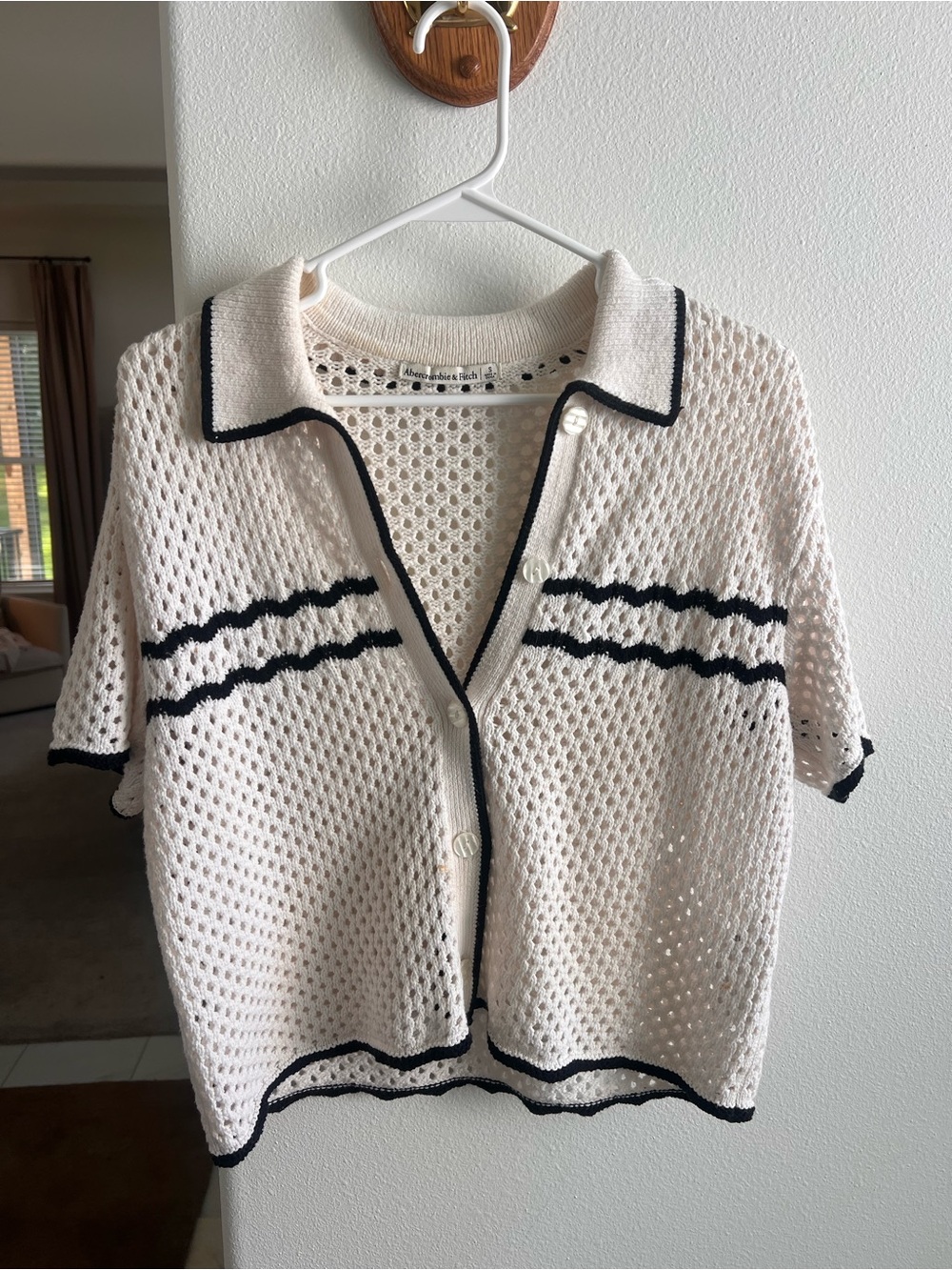 Abercrombie and fitch knit polo